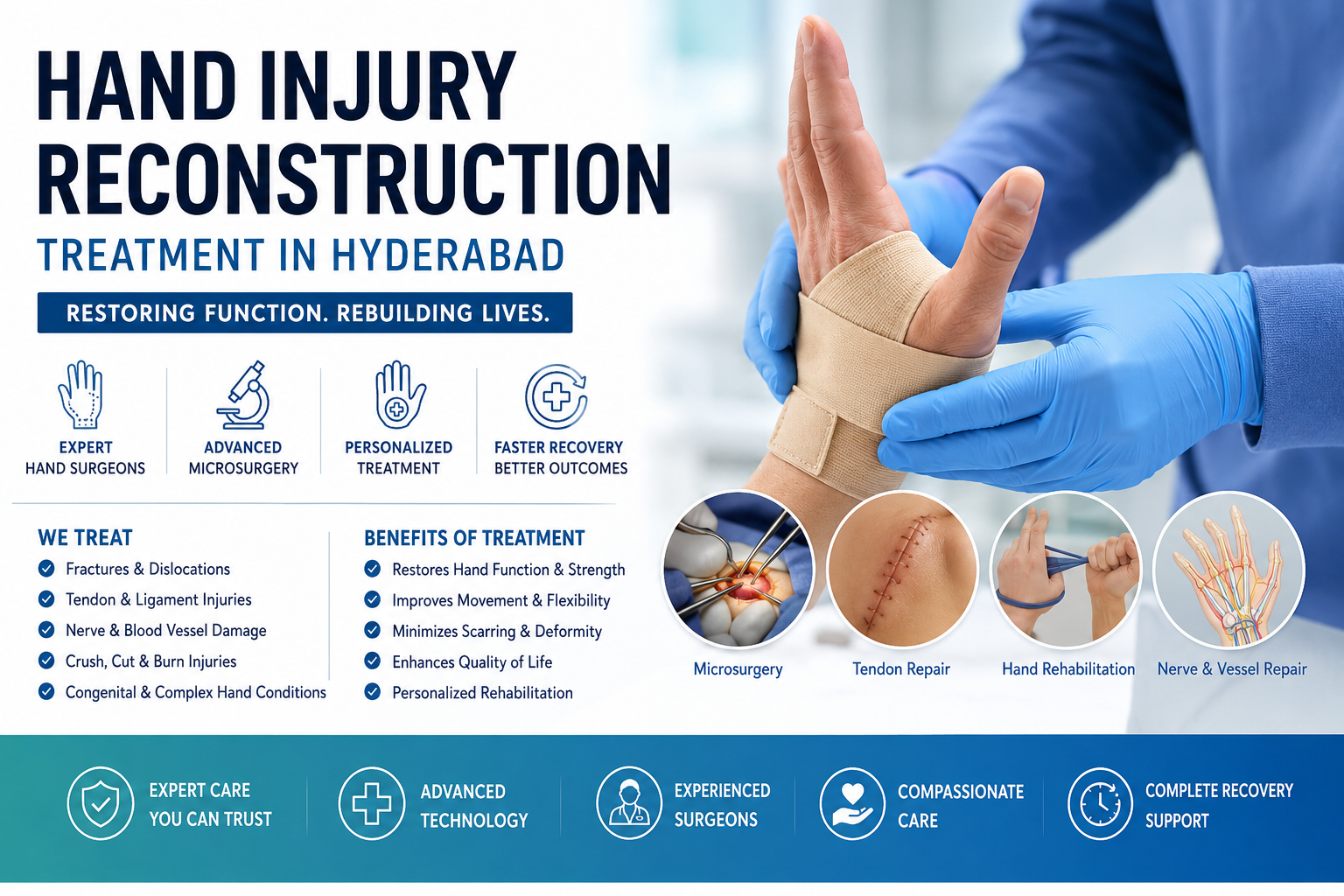 Hand Injury Reconstruction Treatment in Hyderabad: Complete Patient Guide